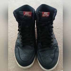 Nike Jordan Shoes Black Retro 1 High OG "Yin Yang" Size 11.   FL
